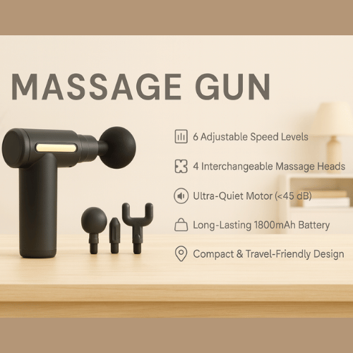 Massinic™ Portable Fascia Gun – Deep Tissue Muscle Massager
