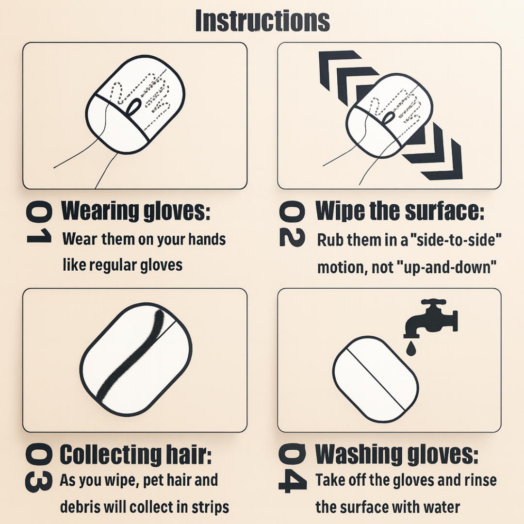 Massinic™ Premium Pet Hair Removal Gloves