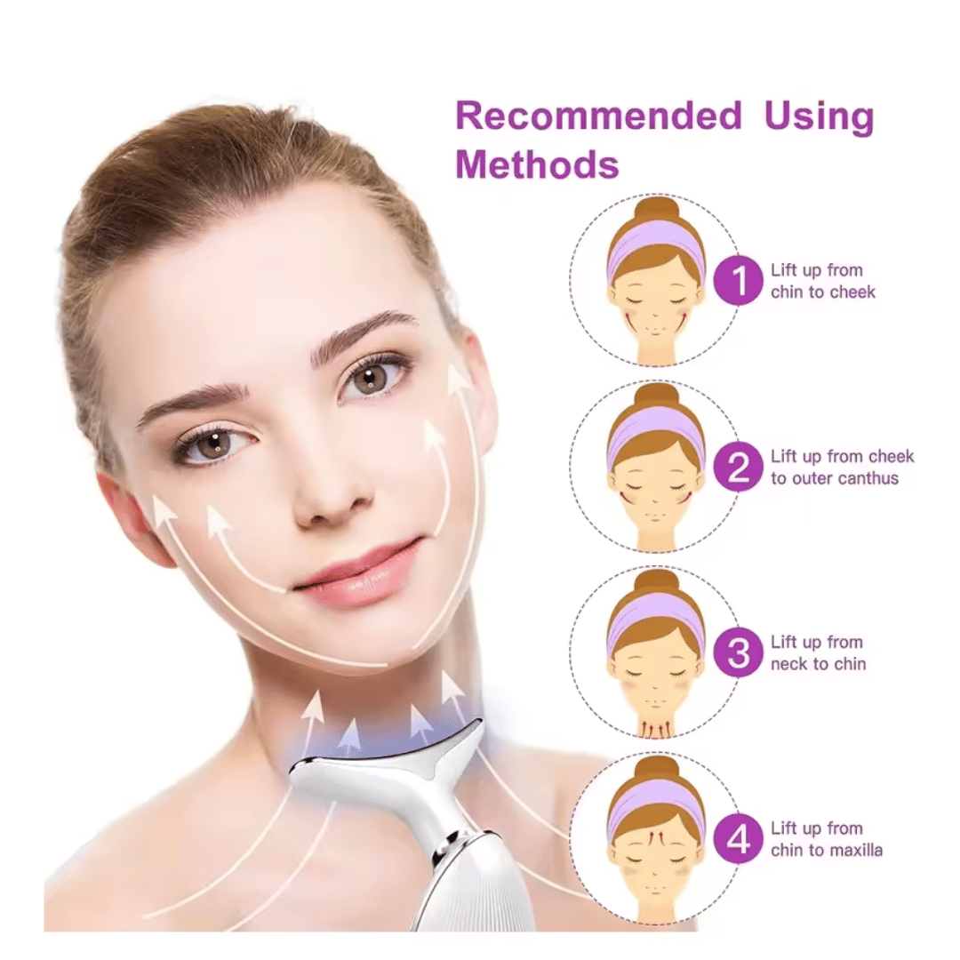 Massinic™ Premium LED EMS Face & Neck Massager